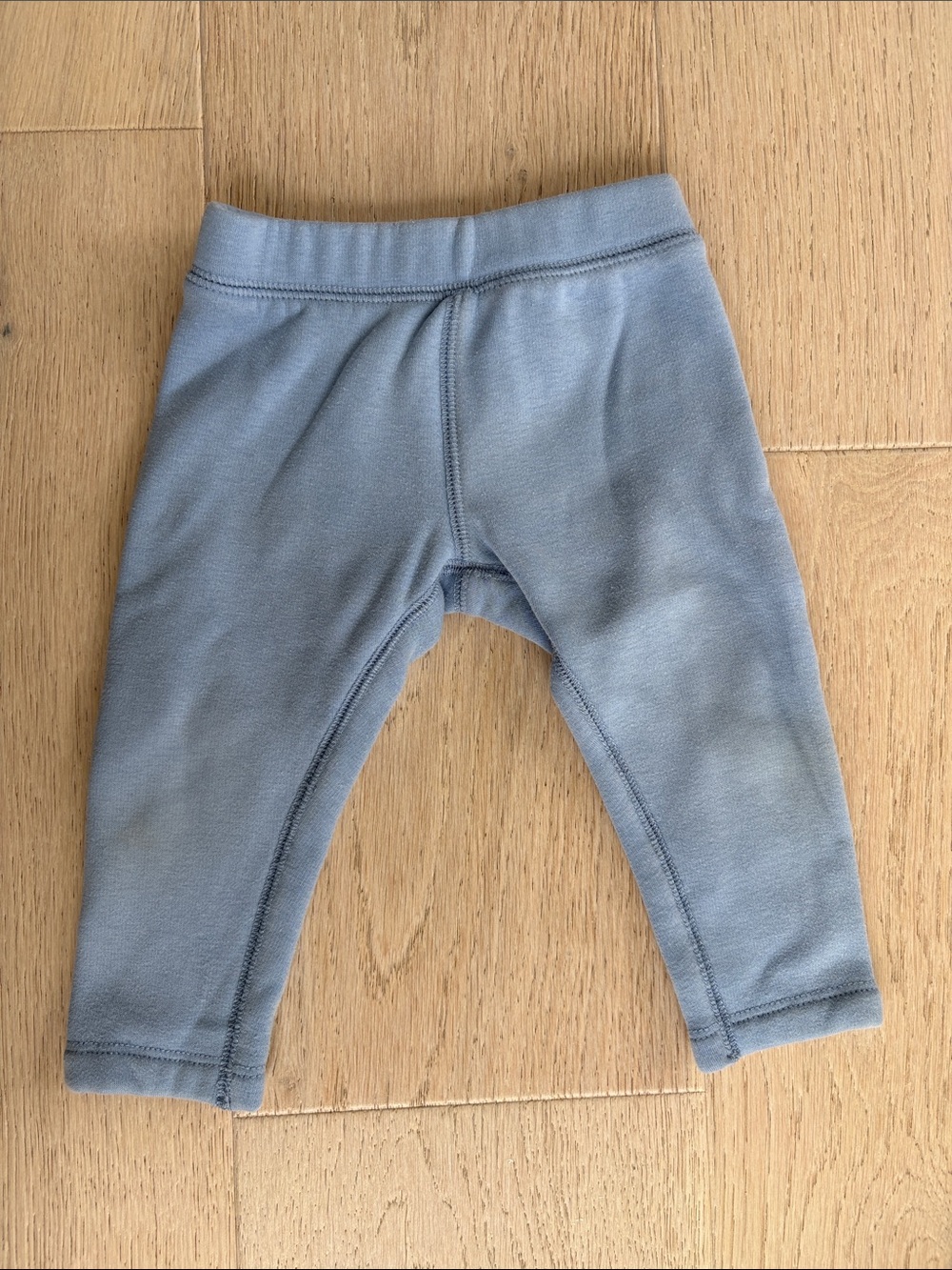 Primary Light Blue Fleece Leggings for Kids